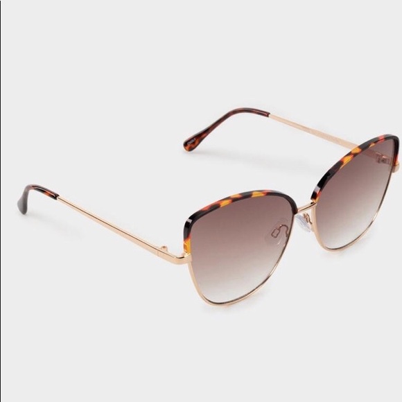 Tyra Tort Cat Eye Sunglasses - Picture 3 of 4